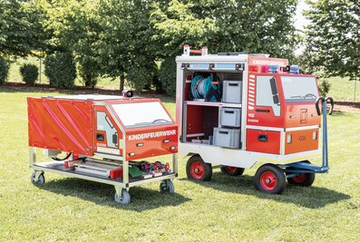 Günzburger Steigtechnik has developed mobile containers especially for youth fire brigades, allowing the emergency services of tomorrow to hone their skills.  | © MUNK GmbH