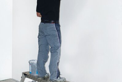 Avec ses pieds rabattables, l'échafaudage ML de Günzburger Steigtechnik se monte et se démonte rapidement et facilement.  | © MUNK GmbH