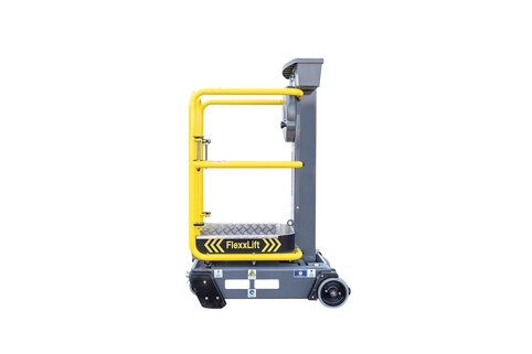 Les nouvelles petites plates-formes de travail élévatrices sont disponibles en deux variantes : avec le FlexxLift 1.5, l’utilisateur peut travailler à une hauteur atteignant jusqu’à 3,5 mètres.  | © MUNK GmbH