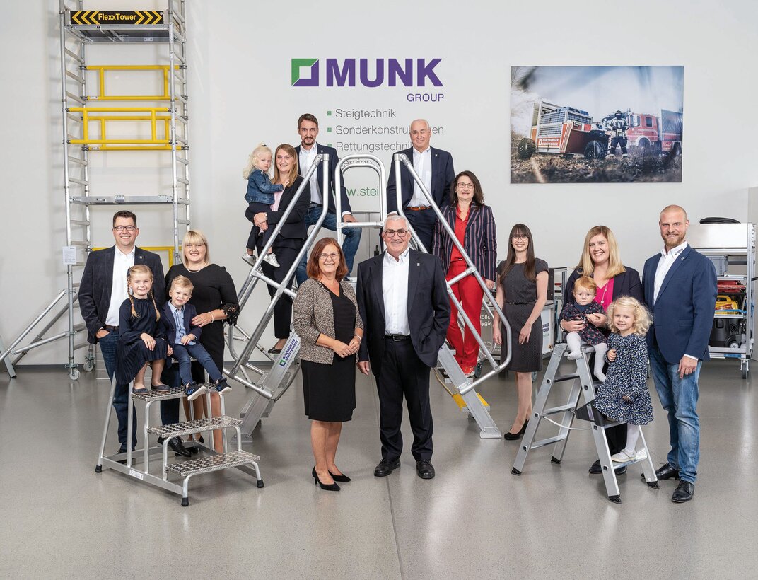 Die MUNK Group wird von der Unternehmerfamilie Munk getragen. Das spiegelt sich jetzt auch im Namen wider. | © MUNK GmbH