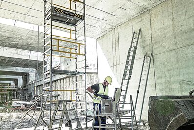 Mit ihrer Marke MUNK Günzburger Steigtechnik zählt die MUNK Group zu den führenden Anbietern von Steigtechniklösungen. | © MUNK GmbH