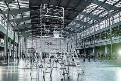 Die MUNK Günzburger Steigtechnik präsentiert auf der A+A ihre Top-Produkte für die Arbeitssicherheit. | © MUNK GmbH