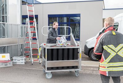 Günzburger Steigtechnik is showcasing its rescue equipment range to emergency services and specialist fire service retailers throughout Germany and Austria.  | © MUNK GmbH