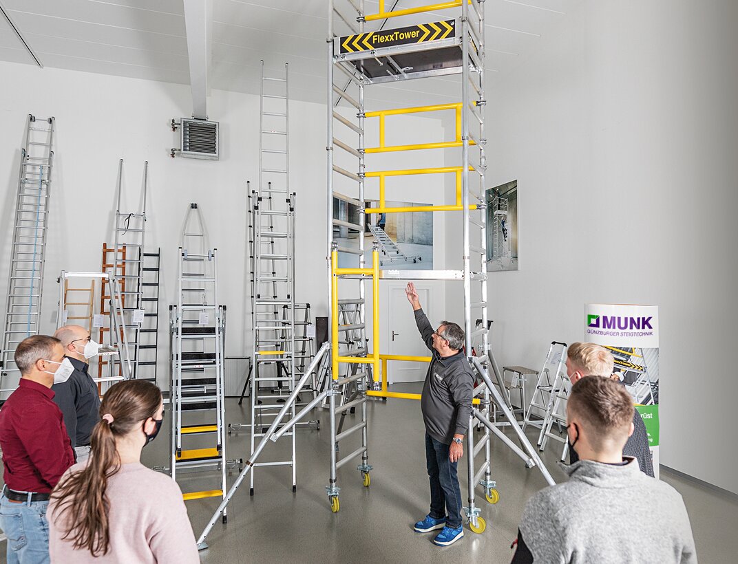 Günzburger Steigtechnik is expanding its successful roadshow concept. The premium manufacturer will now be arranging more dates in situ with users and specialist retailers. | © MUNK GmbH