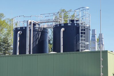 Les échelles à crinoline de Günzburger Steigtechnik permettent d’accéder rapidement et en toute sécurité aux toits, installations et silos.  | © MUNK GmbH