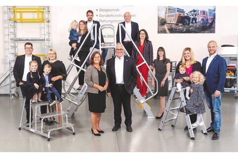 La société Günzburger Steigtechnik est déjà dirigée par les quatrième et cinquième générations de la famille Munk, qui attachent une grande importance à un style de gestion durable selon la devise "Façonner l'avenir, préserver l'avenir". | © MUNK GmbH