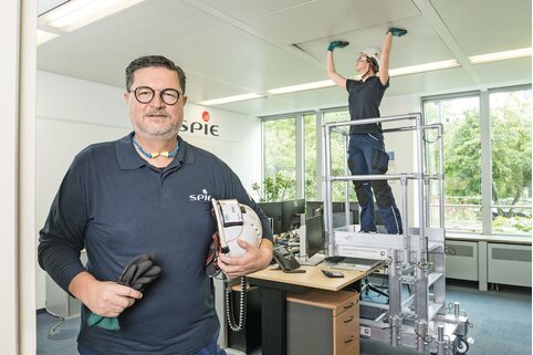 Le Dr Oliver Polanz et son équipe à SPIE vivent la santé et la sécurité au travail. | © MUNK GmbH