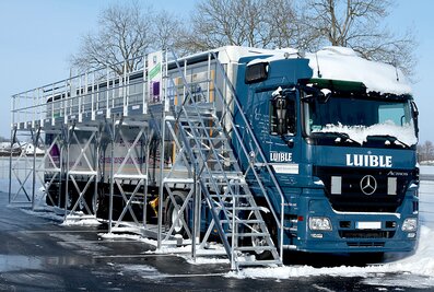 Safety on the road: Truck drivers can free their vehicles from snow and ice with the help of de-icing systems from Günzburg. | © MUNK GmbH