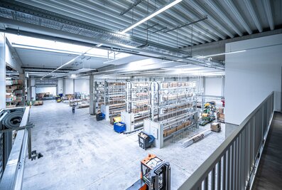With the new production and sawing centre, the Munk Group gains new capacities and can further optimise the production process. | © MUNK GmbH