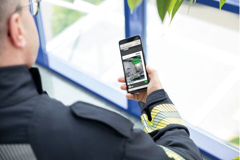 L'équipement de sauvetage le plus récent à portée de main : le guide numérique de l'équipement de sauvetage peut également être consulté sur un smartphone. | © MUNK GmbH