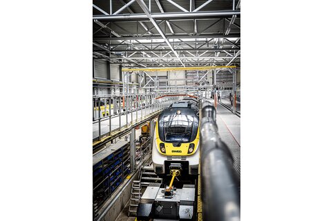 Les extensions de plate-forme peuvent être facilement sorties jusqu'à 595 mm et arrimées au train avec un jeu nul. | © MUNK GmbH