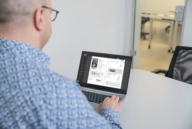 Über den digitalen Onlinekatalog können Kunden komfortabel durch das Sortiment blättern und erreichen für ihre Bestellung innerhalb weniger Klicks den Online-Shop der Fachhandelspartner. | © MUNK GmbH
