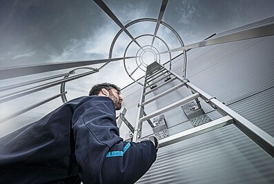 Munk Günzburger Steigtechnik will also be represented at Bau 2023 with its range of vertical ladders. | © MUNK GmbH