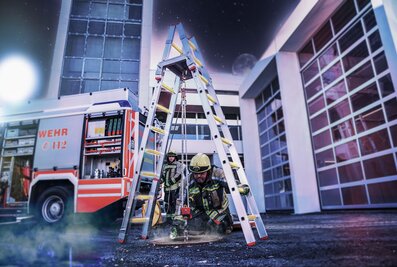 With the luminescent Glow rung covering, emergency services are not in the dark at night. | © MUNK GmbH