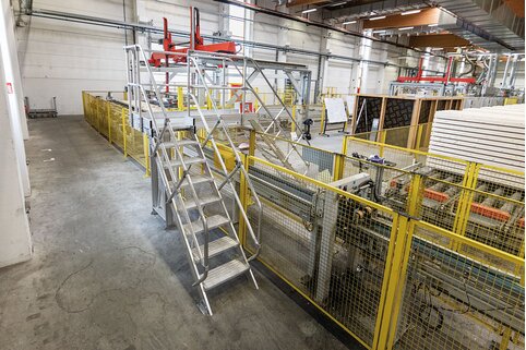 Les passerelles de Munk Günzburger Steigtechnik peuvent être adaptées individuellement à chaque exigence. Ils augmentent ainsi l'efficacité des installations de production et de transport tout en garantissant une sécurité maximale au travail. | © MUNK GmbH