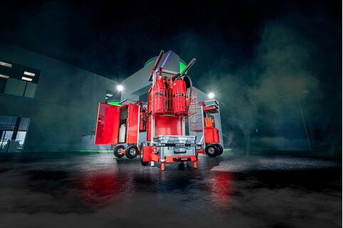 Top-Neuheit für Einsatzkräfte und Ersthelfer: Der neue SafeCaddy der Munk Rettungstechnik. | © MUNK GmbH