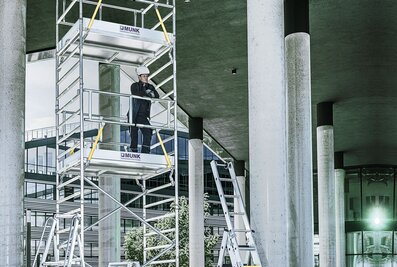 Munk Günzburger Steigtechnik presents its solutions for occupational safety at the International Hardware Fair in Cologne. | © MUNK GmbH