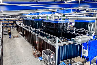 The welding shop was significantly expanded with the move to a newly extended hall. | © MUNK GmbH