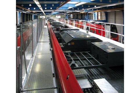 Les passerelles de Günzburg permettent de travailler en toute sécurité et confortablement sur toute la longueur du véhicule avec une fente nulle. | © MUNK GmbH