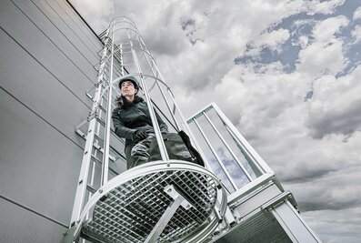 The vertical ladders from Munk Günzburger Steigtechnik can be highly customised to suit the intended use and location. | © MUNK GmbH