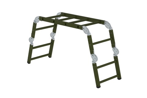 The new rescue stretcher support from Munk Rettungstechnik can be used universally. It has been specially developed for use by the fire brigade, rescue services, disaster control, THW and the military. Photo: Munk Rettungstechnik | © MUNK GmbH