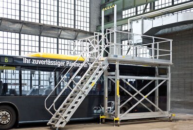 Mobile working platforms from Munk Günzburger Steigtechnik enable flexible and safe working. | © MUNK GmbH