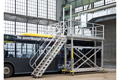 Mobile working platforms from Munk Günzburger Steigtechnik enable flexible and safe working. | © MUNK GmbH