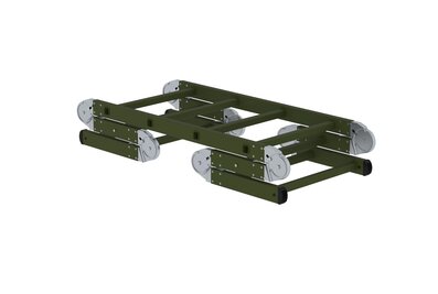 The new Munk Rettungstechnik stretcher mounting system can be used universally. It has been specially developed for use in fire brigades, emergency services, disaster control, THW and the military. | © Munk GmbH