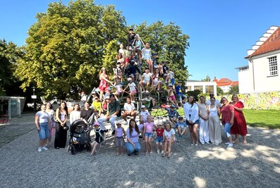 Beaming faces at the start of the holidays: the Munk Kids Summer Camp offered the children of MUNK Group employees fun, games and community spirit. | © MUNK GmbH