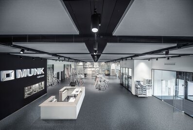 The Munk Group's new customer centre offers plenty of space for customer advice and special product experiences. Photo: Michael Öttl/Munk Group | © Munk Group