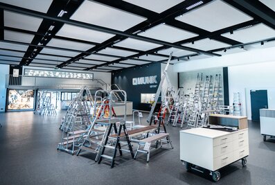 In the new customer centre, the Munk Group presents products from all product ranges on an exhibition area of 540 m2. Photo: Tobias Atzkern/Munk Group | © Munk Group