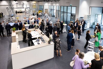 Over 100 guests attended the official opening of the Munk Group's new customer centre in Günzburg. Photo: Tobias Atzkern/Munk Group | © Munk Group