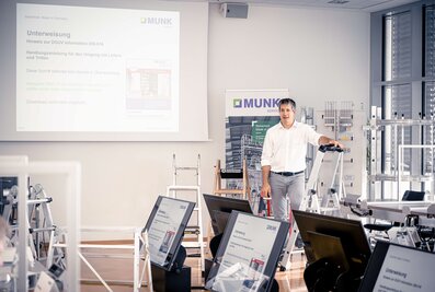 Climbing and rescue equipment at a glance: Munk Rettungstechnik seminars impress with their high practical relevance. | © MUNK GmbH