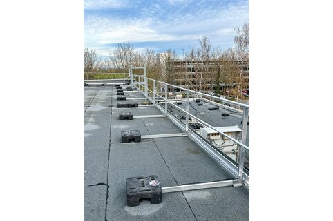 La sécurisation des toits était nécessaire sur deux niveaux. | © MUNK GmbH