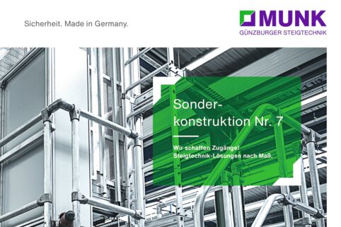 Munk Günzburger Steigtechnik présente des solutions d'accès hautement personnalisées dans son nouveau catalogue « Constructions spéciales n°7 ». | © MUNK GmbH