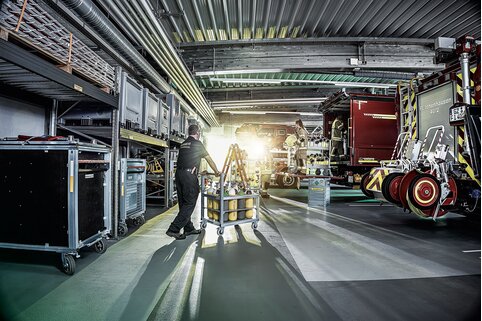 Die Lösungen der Munk Rettungstechnik sorgen für Ordnung im Gerätehaus. | © Munk GmbH