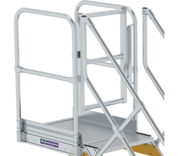 Escalier à plate-forme Protection anti-chute Application | © MUNK GmbH Escalier PF Protection anti-chute Application | © MUNK GmbH