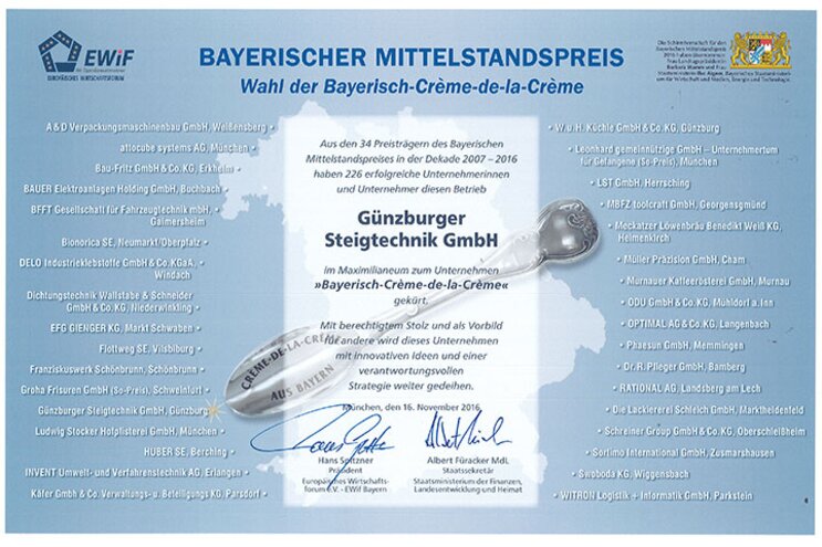 Attest. Crème de la Crème bavaroise 2016 | © n/a