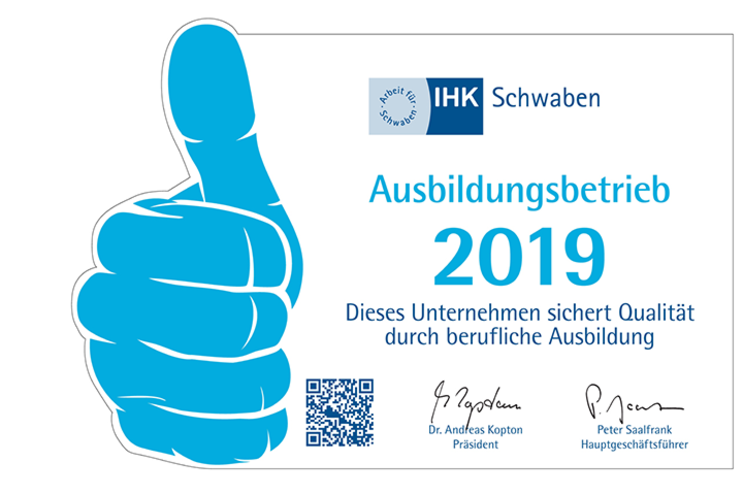 CCI de Souabe Entreprise de formation 2019 | © n/a