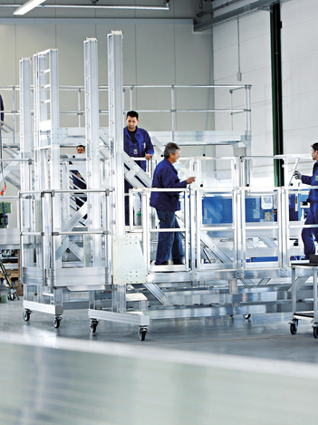 Fertigung Günzburger Steigtechnik | © MUNK GmbH