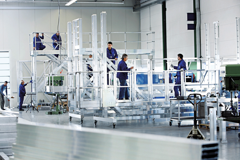 Fertigung Günzburger Steigtechnik | © MUNK GmbH