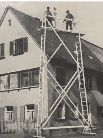 Gerüstkonstruktion 1974 | © MUNK GmbH