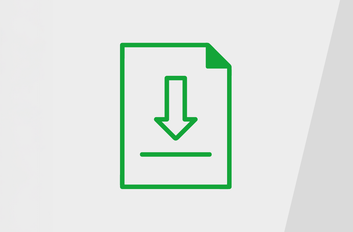 Symbol eines Dokuments mit Download-Pfeil auf grauem Hintergrund | © MUNK GmbH